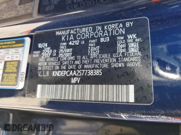 ✅ 2025 Kia Seltos LX • VIN: KNDEPCAA2S7738385 • Lot: 62553245. Wystawiony na Copart z przebiegiem 3 646 mil. Bezpłatny archiwum sprzedaży aukcyjnych z USA i szczegółowy raport historii pojazdu na DreamBid. Zdjęcie 14.