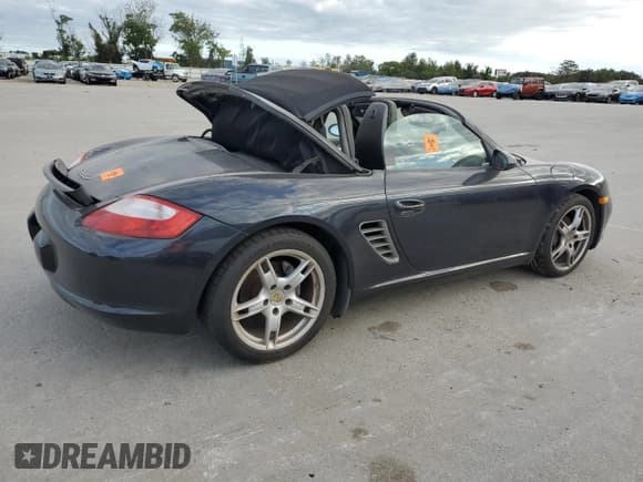 ✅ 2007 Porsche Boxster • VIN: WP0CA29867U710182 • Lot: 76179114. Listed on Copart with Not provided. Free auction sales archive from the USA and detailed vehicle history report at DreamBid. Image 3.