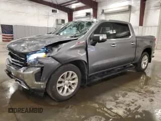2021 Chevrolet Silverado 1500 LTZ with VIN 3GCUYGED0MG466513, listed as a Copart auction lot 64986305 with 66,563 mi miles and Salvage title. Bid and sale history available at DreamBid. Image 1.