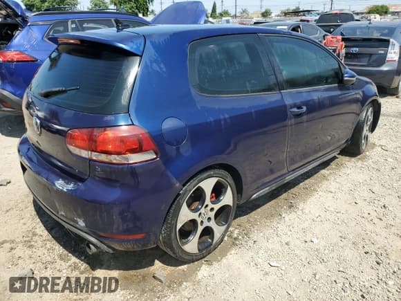 ✅ 2011 Volkswagen Golf GTI PZEV • VIN: WVWFD7AJ6BW283695 • Lot: 65022855. Listed on Copart with 154,107 mi. Free auction sales archive from the USA and detailed vehicle history report at DreamBid. Image 3.
