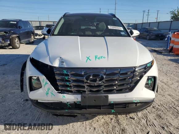 ✅ 2024 Hyundai Tucson Limited • VIN: 5NMJE3DE4RH325597 • Lot: 73392224. Wystawiony na Copart z przebiegiem 17 831 mil. Bezpłatny archiwum sprzedaży aukcyjnych z USA i szczegółowy raport historii pojazdu na DreamBid. Zdjęcie 5.