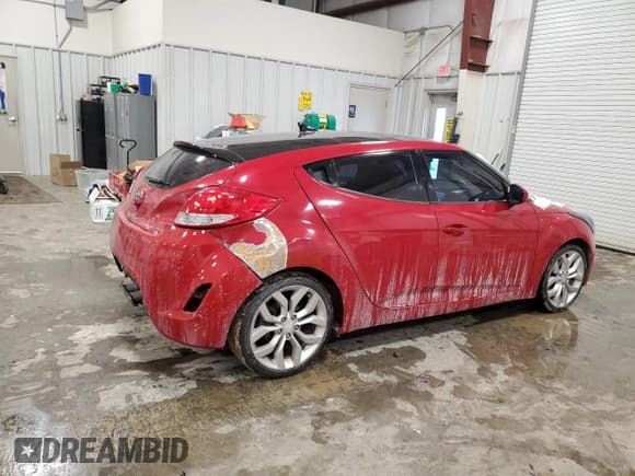 ✅ 2013 Hyundai Veloster w/Black Int • VIN: KMHTC6AD1DU105696 • Lot: 45562345. Listed on Copart with 60,259 mi. Free auction sales archive from the USA and detailed vehicle history report at DreamBid. Image 3.