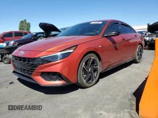 ✅ 2022 Hyundai Elantra N Line • VIN: KMHLR4AF1NU244183 • Lot: 71484695. Listed on Copart with 58,472 mi. Free auction sales archive from the USA and detailed vehicle history report at DreamBid. Image 1.