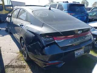 2023 Hyundai Elantra Limited with VIN 5NPLP4AG0PH099993, listed as a IAAI auction lot 43328889 with 48,333 mi miles and . Bid and sale history available at DreamBid. Image 3.