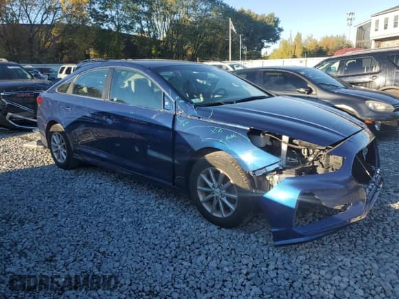2019 Hyundai Sonata SE with VIN 5NPE24AF4KH788541, listed as a Copart auction lot 87028925 with 64,755 mi miles and Salvage title. Bid and sale history available at DreamBid. Image 4.