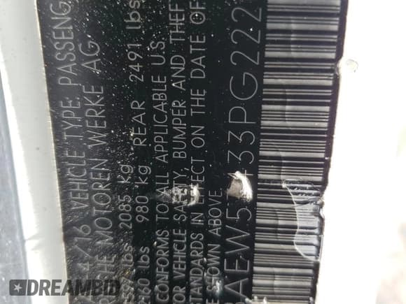 ✅ 2003 BMW 3 Series 330xi • VIN: WBAEW53433PG22202 • Lot: 83300654. Listed on Copart with 127,120 mi. Free auction sales archive from the USA and detailed vehicle history report at DreamBid. Image 13.