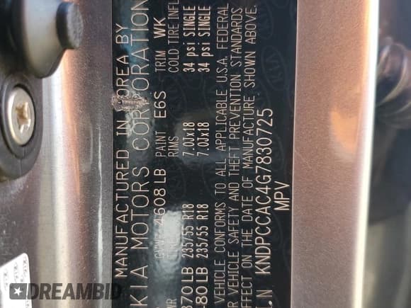 ✅ 2016 Kia Sportage EX • VIN: KNDPCCAC4G7830725 • Lot: 80115485. Wystawiony na Copart z przebiegiem 131 789 mil. Bezpłatny archiwum sprzedaży aukcyjnych z USA i szczegółowy raport historii pojazdu na DreamBid. Zdjęcie 12.