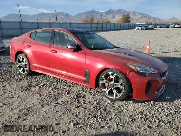 ✅ 2018 Kia Stinger GT2 • VIN: KNAE55LC5J6019925 • Лот: 90934645. Опубликован ранее на Copart с пробегом 49 584 миль. Бесплатный доступ к архиву аукционных продаж из США и подробный отчёт об истории автомобиля на DreamBid. Изображение 4.