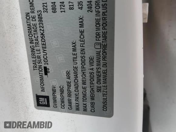 ✅ 2019 Chevrolet Silverado 1500 RST • VIN: 1GCUYEED5KZ239853 • Lot: 63123674. Wystawiony na Copart z przebiegiem 102 877 mil. Bezpłatny archiwum sprzedaży aukcyjnych z USA i szczegółowy raport historii pojazdu na DreamBid. Zdjęcie 14.