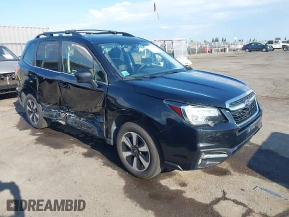 2017 Subaru Forester Limited with VIN JF2SJARC0HH803155, listed as a IAAI auction lot 43085830 with 101,984 mi miles and . Bid and sale history available at DreamBid. Image 1.