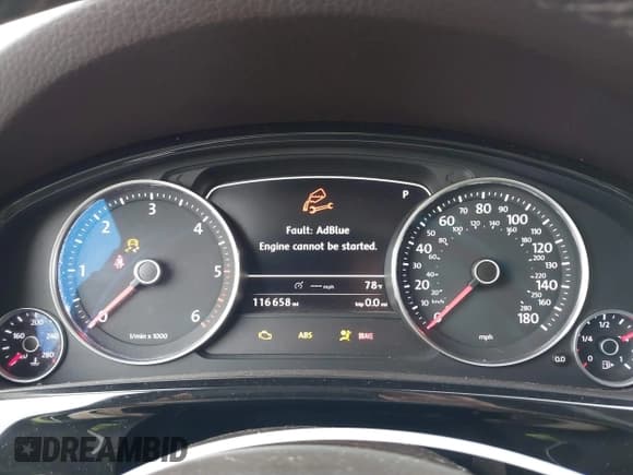 ✅ 2012 Volkswagen Touareg Lux • VIN: WVGEK9BPXCD006816 • Lot: 42289916. Listed on IAAI with 116,658 mi. Free auction sales archive from the USA and detailed vehicle history report at DreamBid. Image 7.