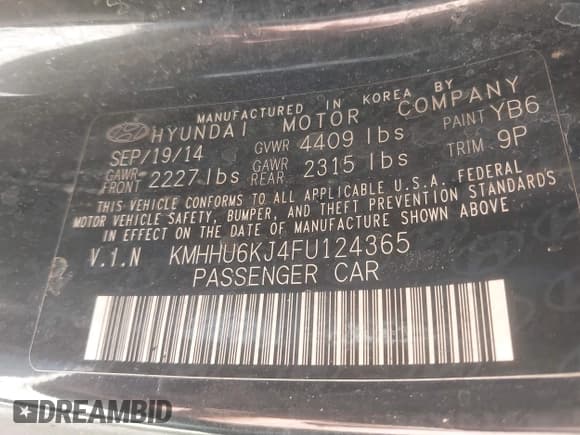 ✅ 2015 Hyundai Genesis Coupe Ultimate • VIN: KMHHU6KJ4FU124365 • Lot: 39001064. Wystawiony na IAAI z przebiegiem Nie podano. Bezpłatny archiwum sprzedaży aukcyjnych z USA i szczegółowy raport historii pojazdu na DreamBid. Zdjęcie 9.