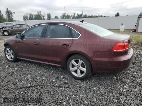 ✅ 2012 Volkswagen Passat SE • VIN: 1VWBN7A34CC045602 • Lot: 70982665. Listed on Copart with 110,091 mi. Free auction sales archive from the USA and detailed vehicle history report at DreamBid. Image 2.