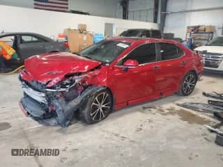 2020 Toyota Camry SE with VIN 4T1M11BK4LU019579, listed as a Copart auction lot 66948645 with 79,628 mi miles and Salvage title. Bid and sale history available at DreamBid. Image 1.