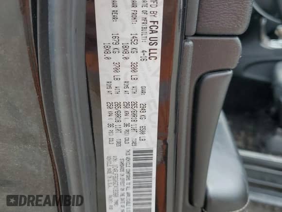 2016 Jeep Grand Cherokee Limited 75th Anniversary с VIN 1C4RJFBG0GC418360, выставлен на аукционе Copart как лот 64926465 с пробегом 137 150 миль миль и Чистый • Clean title. История ставок и продаж доступна на DreamBid. Изображение 14.