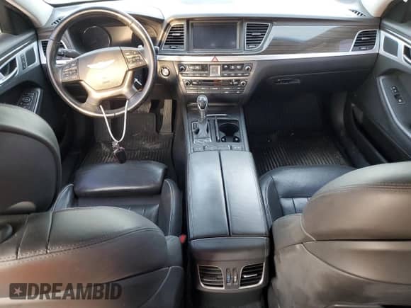 2015 Hyundai Genesis 3.8L with VIN KMHGN4JE5FU069927, listed as a Copart auction lot 74990854 with 62,641 mi miles and Salvage title. Bid and sale history available at DreamBid. Image 8.