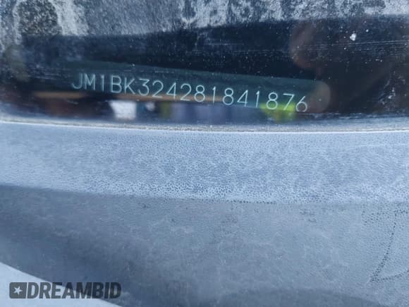 ✅ 2008 Mazda 3 S Touring • VIN: JM1BK324281841876 • Lot: 43146738. Listed on IAAI with 123,860 mi. Free auction sales archive from the USA and detailed vehicle history report at DreamBid. Image 9.