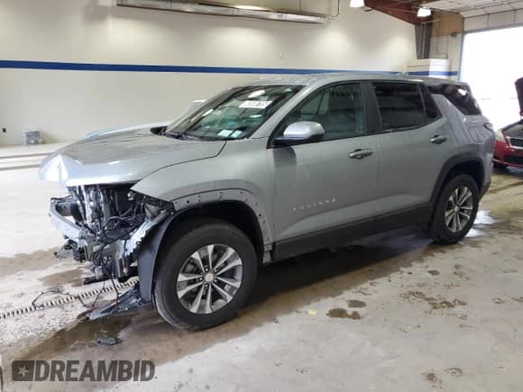 2025 Chevrolet Equinox FWD LT с VIN 3GNAXHEG0SL220840, выставлен на аукционе Copart как лот 60500795 с пробегом 8 956 миль миль и Чистый • Clean title. История ставок и продаж доступна на DreamBid. Изображение 1.