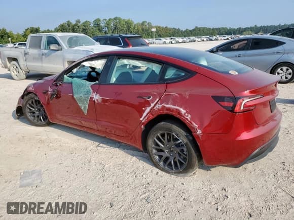 ✅ 2025 Tesla Model 3 Long Range • VIN: 5YJ3E1EA9SF042113 • Lot: 81406735. Listed on Copart with Not provided. Free auction sales archive from the USA and detailed vehicle history report at DreamBid. Image 2.