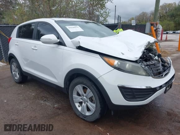 ✅ 2012 Kia Sportage LX • VIN: KNDPB3A29C7284458 • Lot: 43549931. Listed on IAAI with 88,133 mi. Free auction sales archive from the USA and detailed vehicle history report at DreamBid. Image 1.