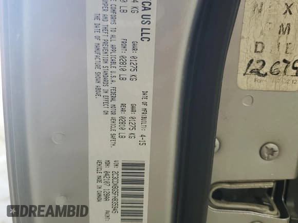 ✅ 2015 Dodge Charger SE • VIN: 2C3CDXBG5FH835945 • Лот: 87292515. Опубликован ранее на Copart с пробегом 226 281 миль. Бесплатный доступ к архиву аукционных продаж из США и подробный отчёт об истории автомобиля на DreamBid. Изображение 12.