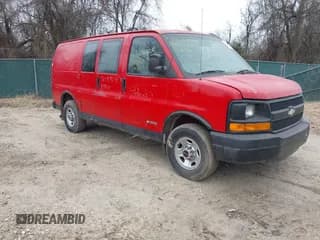✅ 2003 Chevrolet Express Cargo • VIN: 1GCHG35U631188095 • Lot: 41622692. Listed on IAAI with 176,000 mi. Free auction sales archive from the USA and detailed vehicle history report at DreamBid. Image 1.