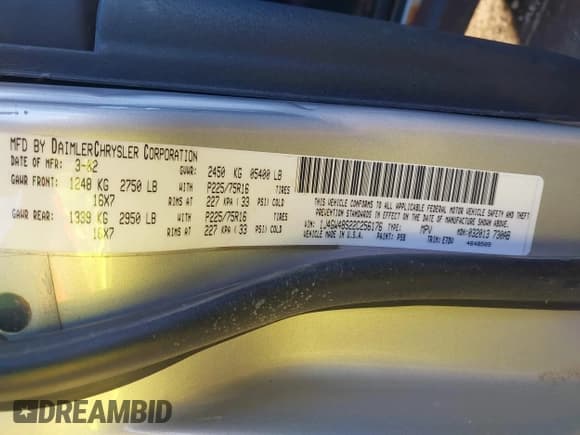 ✅ 2002 Jeep Grand Cherokee Laredo • VIN: 1J4GW48S22C256176 • Lot: 43420528. Listed on IAAI with 226,359 mi. Free auction sales archive from the USA and detailed vehicle history report at DreamBid. Image 9.