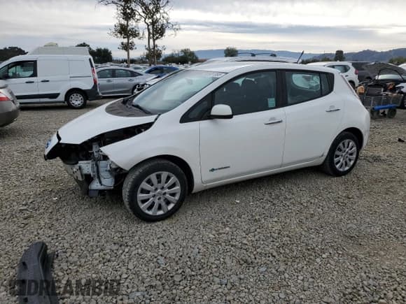 ✅ 2013 Nissan LEAF SL • VIN: 1N4AZ0CP5DC424304 • Lot: 92531355. Listed on Copart with 91,843 mi. Free auction sales archive from the USA and detailed vehicle history report at DreamBid. Image 1.