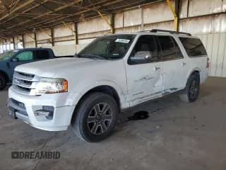 ✅ 2016 Ford Expedition Max Platinum • VIN: 1FMJK1LT8GEF20479 • Lot: 76396204. Listed on Copart with 107,007 mi. Free auction sales archive from the USA and detailed vehicle history report at DreamBid. Image 1.