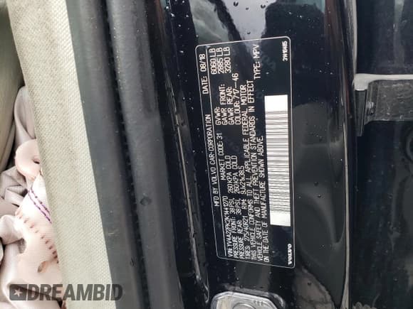 ✅ 2019 Volvo XC90 Momentum • VIN: YV4A22PK2K1441270 • Lot: 90532305. Listed on Copart with 115,460 mi. Free auction sales archive from the USA and detailed vehicle history report at DreamBid. Image 14.