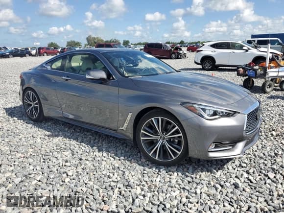 ✅ 2022 Infiniti Q60 Luxe • VIN: JN1EV7KK6NM600877 • Lot: 61240735. Listed on Copart with 13,913 mi. Free auction sales archive from the USA and detailed vehicle history report at DreamBid. Image 4.