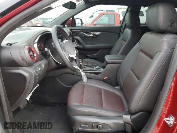 2023 Chevrolet Blazer RS with VIN 3GNKBERS2PS168124, listed as a Copart auction lot 64123754 with 7,291 mi miles and Salvage title. Bid and sale history available at DreamBid. Image 7.