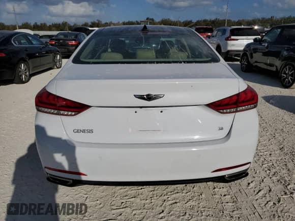 2015 Hyundai Genesis 3.8L z VIN KMHGN4JE6FU081598, wystawiony jako Copart lot #77257114 z przebiegiem Nie podano mil oraz Nie do naprawy • Non repairable. Historia ofert i sprzedaży dostępna na DreamBid. Obrazek 6.