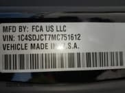 ✅ 2021 Dodge Durango R/T • VIN: 1C4SDJCT7MC751612 • Lot: 43084799. Wystawiony na IAAI z przebiegiem Nie podano. Bezpłatny archiwum sprzedaży aukcyjnych z USA i szczegółowy raport historii pojazdu na DreamBid. Zdjęcie 9.