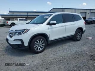 ✅ 2021 Honda Pilot EX-L • VIN: 5FNYF5H56MB031744 • Lot: 69214505. Wystawiony na Copart z przebiegiem 59 663 mil. Bezpłatny archiwum sprzedaży aukcyjnych z USA i szczegółowy raport historii pojazdu na DreamBid. Zdjęcie 1.