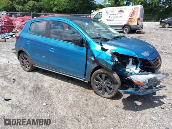 ✅ 2024 Mitsubishi Mirage Black Edition • VIN: ML32AWHJ4RH030996 • Lot: 42473988. Listed on IAAI with 10,534 mi. Free auction sales archive from the USA and detailed vehicle history report at DreamBid. Image 1.