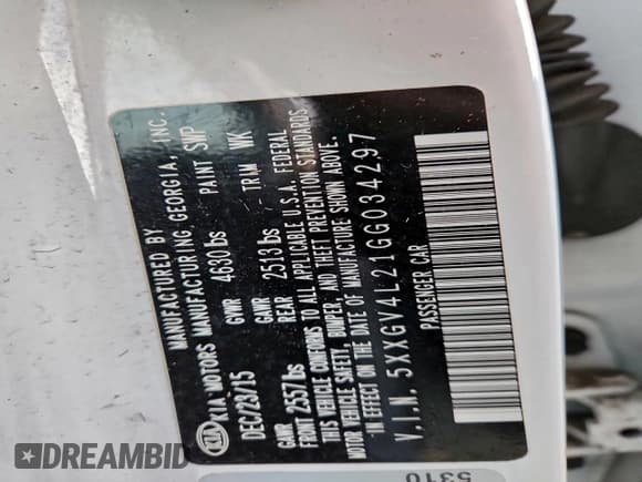 ✅ 2016 Kia Optima SXL Turbo • VIN: 5XXGV4L21GG034297 • Лот: 94634465. Опубликован ранее на Copart с пробегом 88 197 миль. Бесплатный доступ к архиву аукционных продаж из США и подробный отчёт об истории автомобиля на DreamBid. Изображение 13.