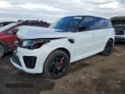 ✅ 2022 Land Rover Range Rover Sport SVR • VIN: SALWZ2RE3NA228966 • Lot: 42613085. Listed on Copart with 14,449 mi. Free auction sales archive from the USA and detailed vehicle history report at DreamBid. Image 1.
