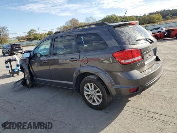 ✅ 2017 Dodge Journey SXT • VIN: 3C4PDDBG5HT592899 • Лот: 89541635. Опубликован ранее на Copart с пробегом 141 136 миль. Бесплатный доступ к архиву аукционных продаж из США и подробный отчёт об истории автомобиля на DreamBid. Изображение 2.