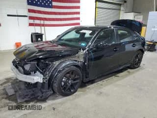 ✅ 2025 Honda Civic Sport • VIN: 2HGFE2F57SH583063 • Lot: 85137125. Listed on Copart with 8,042 mi. Free auction sales archive from the USA and detailed vehicle history report at DreamBid. Image 1.