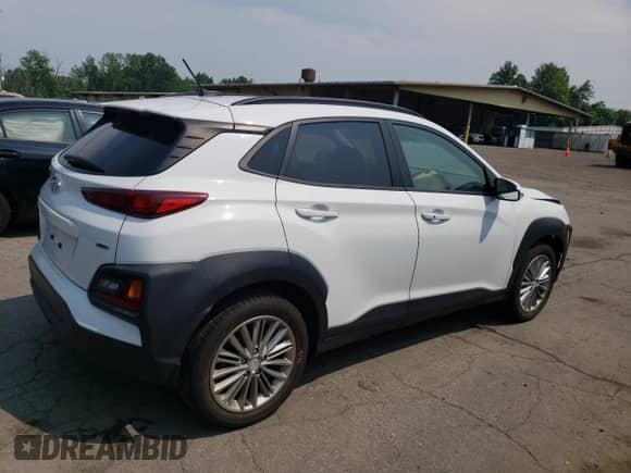 2019 Hyundai Kona SEL z VIN KM8K2CAA6KU341566, wystawiony jako Copart lot #60263533 z przebiegiem 66 433 mil mil oraz . Historia ofert i sprzedaży dostępna na DreamBid. Obrazek 3.