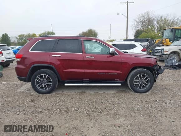✅ 2019 Jeep Grand Cherokee Limited • VIN: 1C4RJEBG9KC530268 • Lot: 43549522. Listed on IAAI with 87,543 mi. Free auction sales archive from the USA and detailed vehicle history report at DreamBid. Image 13.