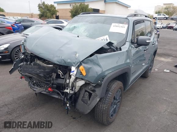 ✅ 2017 Jeep Renegade Trailhawk • VIN: ZACCJBCB7HPE97122 • Lot: 42052309. Listed on IAAI with 40,963 mi. Free auction sales archive from the USA and detailed vehicle history report at DreamBid. Image 21.