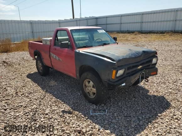 1991 Chevrolet S-10 EL X81 with VIN 1GCCT14Z0M8146232, listed as a Copart auction lot 66579345 with 188,494 mi miles and Clean title. Bid and sale history available at DreamBid. Image 4.
