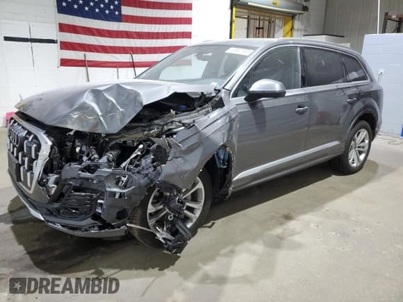 ✅ 2025 Audi Q7 Premium Plus • VIN: WA1LVBF73SD005925 • Lot: 58601935. Listed on Copart with 7,892 mi. Free auction sales archive from the USA and detailed vehicle history report at DreamBid. Image 1.