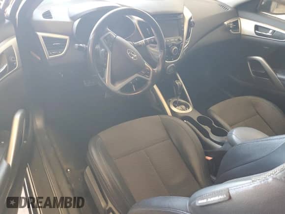 2014 Hyundai Veloster with VIN KMHTC6AD8EU216652, listed as a Copart auction lot 85128925 with Not provided miles and Salvage title. Bid and sale history available at DreamBid. Image 8.