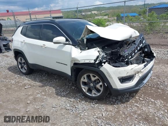 ✅ 2019 Jeep Compass Limited • VIN: 3C4NJDCB2KT704231 • Lot: 42175991. Wystawiony na IAAI z przebiegiem 70 892 mil. Bezpłatny archiwum sprzedaży aukcyjnych z USA i szczegółowy raport historii pojazdu na DreamBid. Zdjęcie 1.