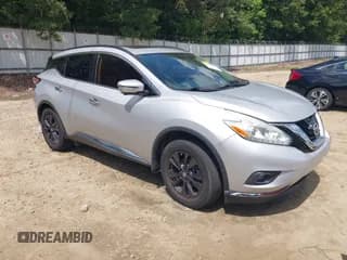 ✅ 2017 Nissan Murano Platinum • VIN: 5N1AZ2MG9HN191389 • Lot: 42721931. Listed on IAAI with 109,299 mi. Free auction sales archive from the USA and detailed vehicle history report at DreamBid. Image 1.