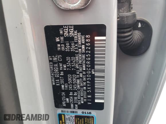 ✅ 2024 Kia Telluride SX Prestige X-Line • VIN: 5XYP5DGC0RG522688 • Lot: 61789685. Wystawiony na Copart z przebiegiem 10 238 mil. Bezpłatny archiwum sprzedaży aukcyjnych z USA i szczegółowy raport historii pojazdu na DreamBid. Zdjęcie 13.