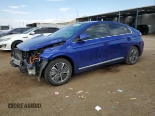 2022 Hyundai Ioniq SEL z VIN KMHC75LDXNU281675, wystawiony jako Copart lot #71361795 z przebiegiem 52 837 mil mil oraz Szkoda całkowita • Salvage title. Historia ofert i sprzedaży dostępna na DreamBid. Obrazek 1.